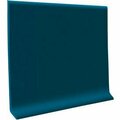 Roppe Thermoplastic Rubber Wall Base 4in x 48in Blue 40C73P187